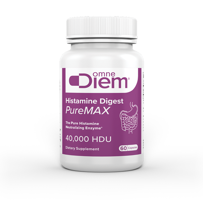 OmneDiem_Histamine_Digest_PureMAX_3D_web OmneDiem Histamine Digest PureMAX 40,000 HDU 60 capsules
