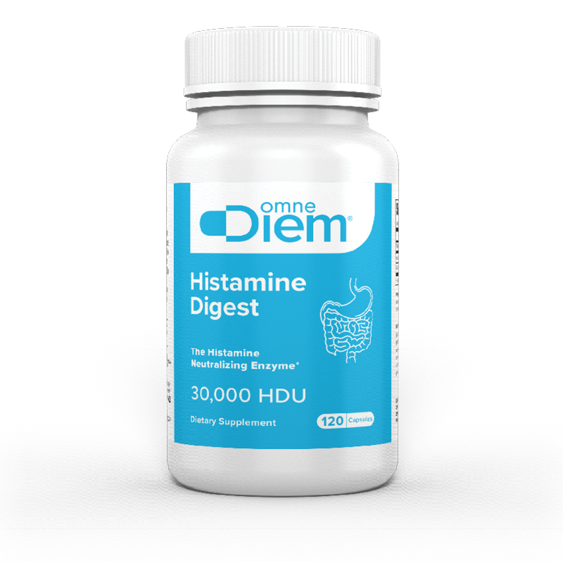OmneDiem_Histamine_Digest_120ct_3D_web OmneDiem Histamine Digest 120 count 30,000 HDU NEW LOOK 3D